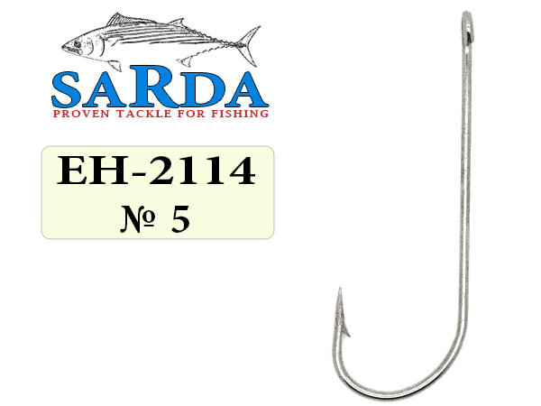 Крючки Sarda Elongate Hook EH-2114 - № 5