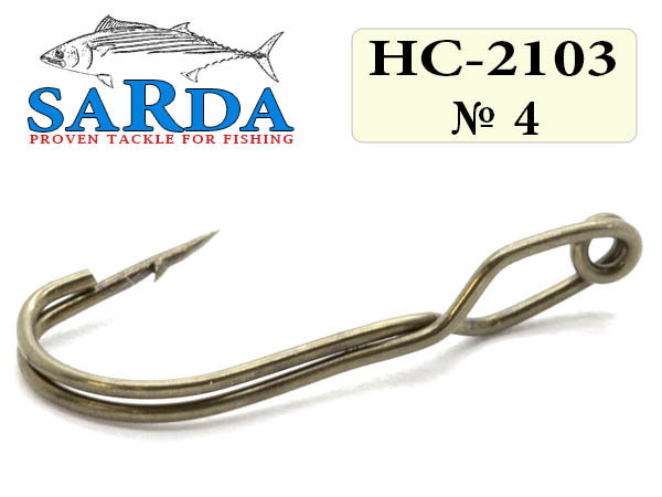 Крючок прищепка Sarda HC-2103 - №4 (10 шт)