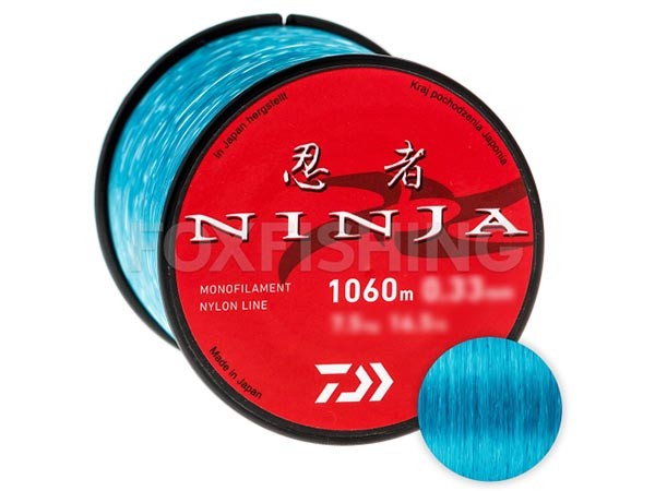 Леска Daiwa Ninja X Line 0.26 мм (1850 м, светло-голубая)