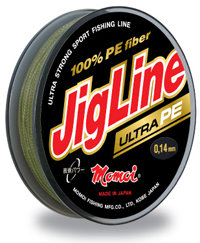 Шнур JigLine Ultra PE - 0.05 мм, 100 м