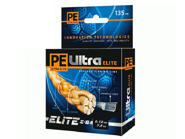 Шнур Aqua PE Ultra Elite Z-8 - 0.14 мм (135 м)