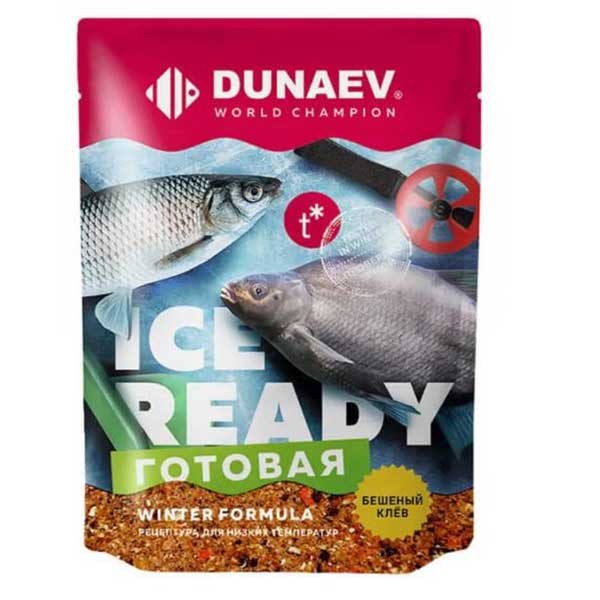 Прикормка зимняя Dunaev Ice Ready  - Мотыль (готовая)