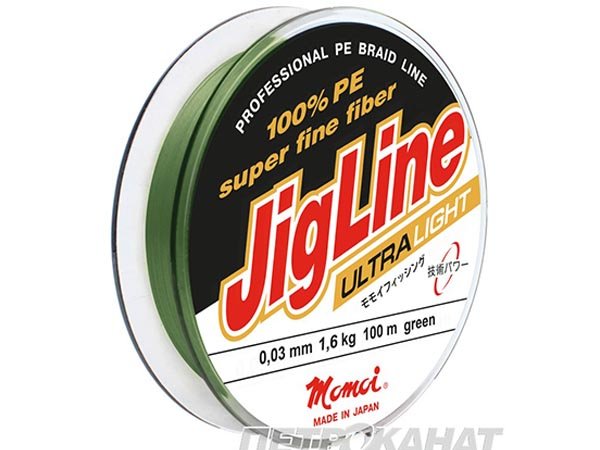 Шнур JigLine Ultra Ligth - 0.04 мм, 100 м