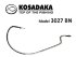 Крючки офсетные Kosadaka B-SOI (3027BN) № 2/0