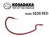 Крючки офсетные Kosadaka RX-SOI (3028 RED) № 1/0