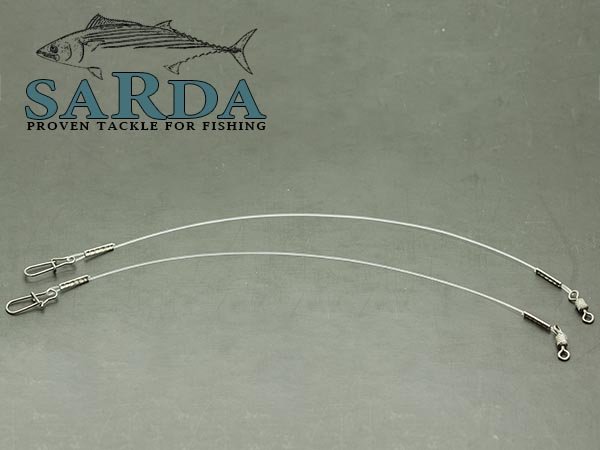 Поводок флюорокарбоновый Sarda 30 см - 7 кг (2 шт)