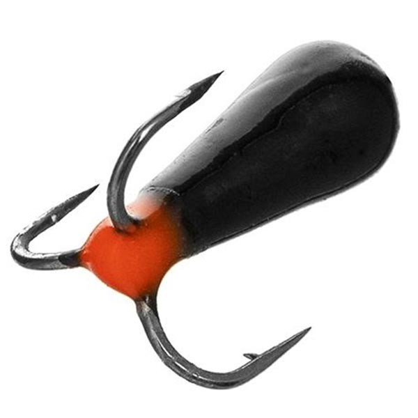 Мормышка свинцовая Чертик с красной каплей 1 г (арт.PR-CH-10)