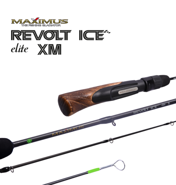 Зимняя удочка Maximus REVOLT ICE ELITE XM 302MH 0,75м до 40гр