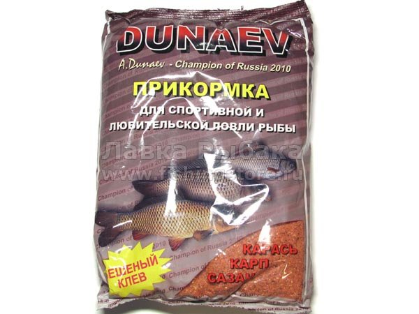 Прикормка Dunaev Классика - Карп Клубника (смесь)