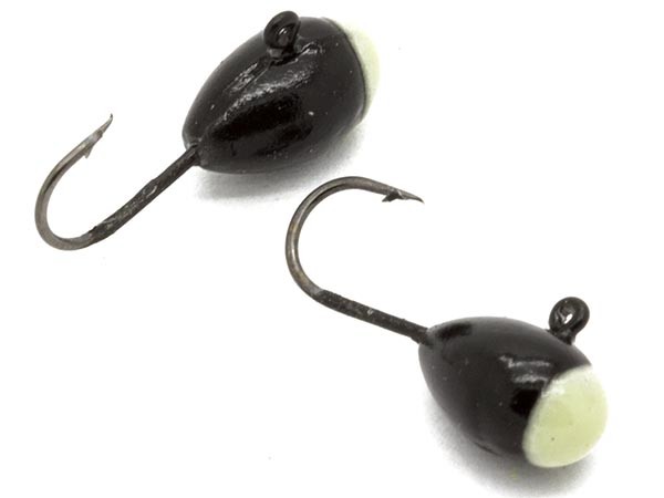 Мормышка свинцовая Капля с ушком 5 мм (черная)