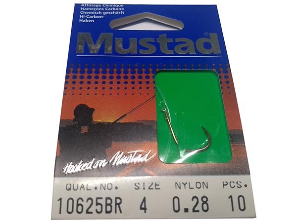 Набор крючков с поводками Mustad 10625BR - №4