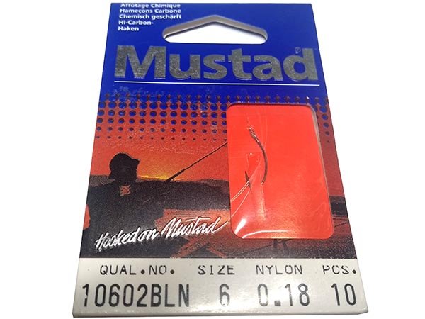 Набор крючков с поводками Mustad 10602BLN - №6