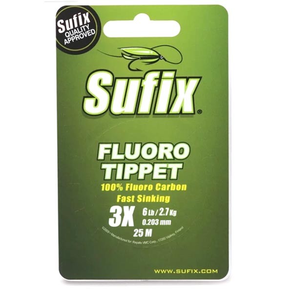 Леска флюорокарбоновая Sufix Fluoro Tippet 0.203 мм (25 м)