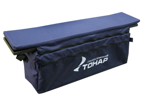 Накладка мягкая Тонар с сумкой для сиденья лодки 82 см