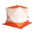 Палатка зимняя куб Следопыт (2.1 х 2.1 м, Oxford 210D, 1 слой, оранжевый / белый)