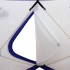 Палатка зимняя куб Следопыт (1.9 х 1.9 м, Oxford 210D, 3 слоя, синий / белый)
