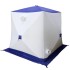 Палатка зимняя куб Следопыт (1.9 х 1.9 м, Oxford 210D, 3 слоя, синий / белый)