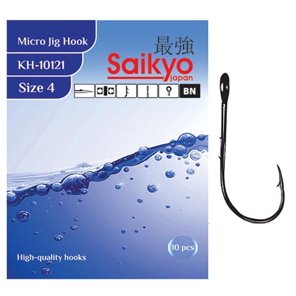 Крючки Saikyo Micro Jig Hook № 8 (KH-10121)