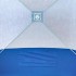 Палатка зимняя куб Следопыт (2.1 х 2.1 м, Oxford 210D, 1 слой, синий / белый с принтом)