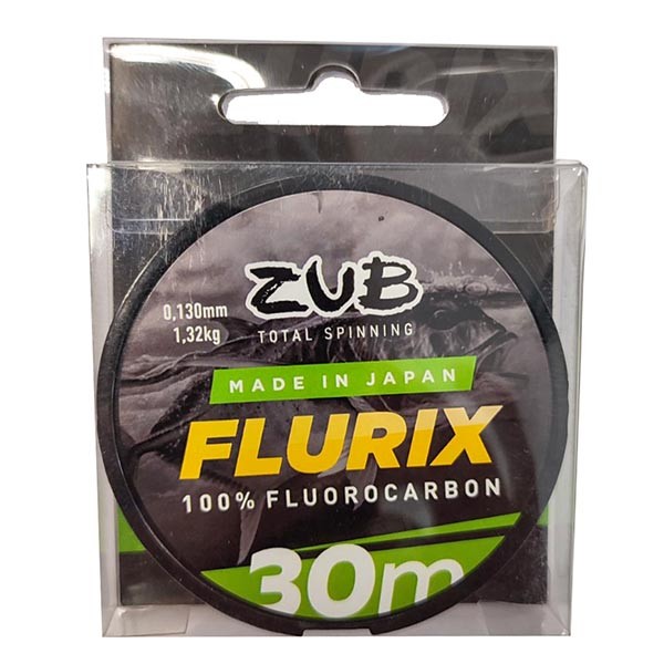 Леска флюорокарбоновая ZUB Flurix 0.13 мм (30 м)