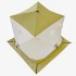 Палатка зимняя куб Следопыт (2.1 х 2.1 м, Oxford 210D, 1 слой, оливковый / белый)