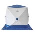 Палатка зимняя куб Следопыт (1.8 х 1.8 м, Oxford 210D, 1 слой, синий / белый с принтом)