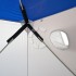 Палатка зимняя куб Следопыт (1.5 х 1.5 м, Oxford 240D, 1 слой, белый / синий)