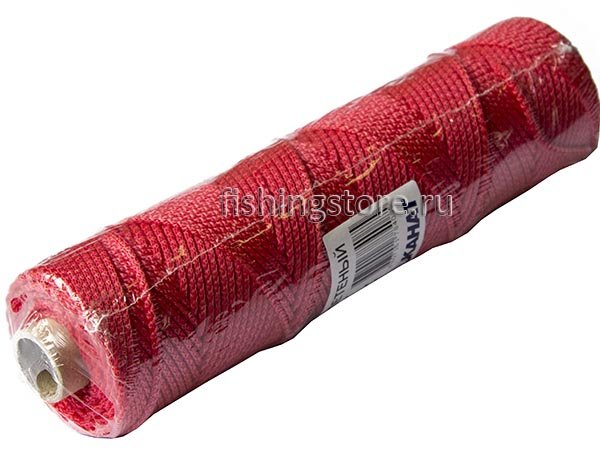 Шнур плетеный Универсал на бобине - 2 мм (красный, 125 м)